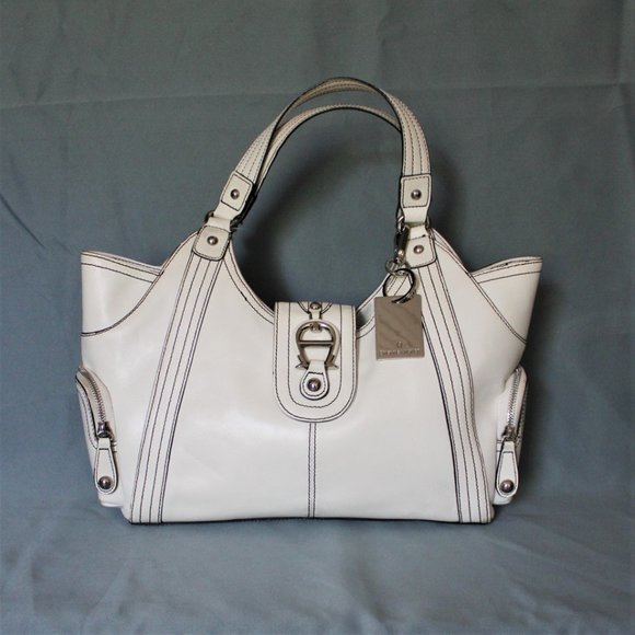 Etienne Aigner Handbags - Etienne Aigner White Leather Shoulder Bag